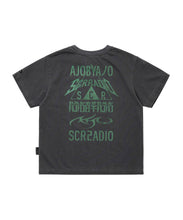 Load image into Gallery viewer, SCR x AJOBYAJO Mini T-shirt [CHARCOAL]