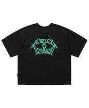 Load image into Gallery viewer, SCR x AJOBYAJO Wide T-shirt [BLACK]